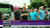 Costa Rica: sindicatos de salud protestan contra medidas del gobierno