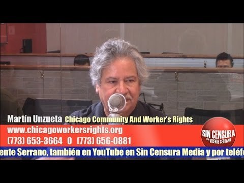 Sobre derechos laborales y de inmigración, Martín Unzueta y la abogada Lourdes Monteagudo