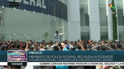 Policía Federal de México se declara en paro