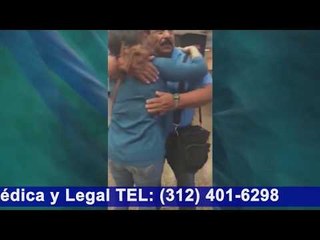 El abrazo que olvida 20 años de vivir en distintos lados de una frontera