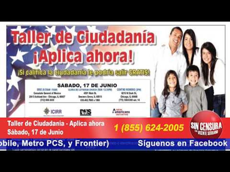 Ambrosio Martínez nos brinda detalles sobre talleres de ciudadanía en el área de Chicago