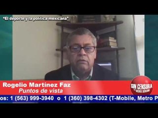 "El deporte y la política mexicana": la opinión de Rogelio Martínez Faz