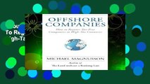 About For Books  Offshore Companies: How To Register Tax-Free Companies in High-Tax Countries