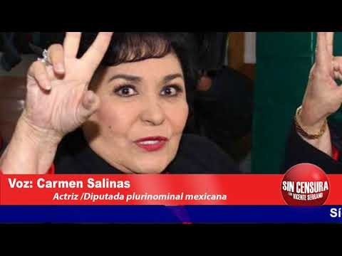 Entrevista con Carmen Salinas actriz mexicana hoy diputada plurinominal por el PRI