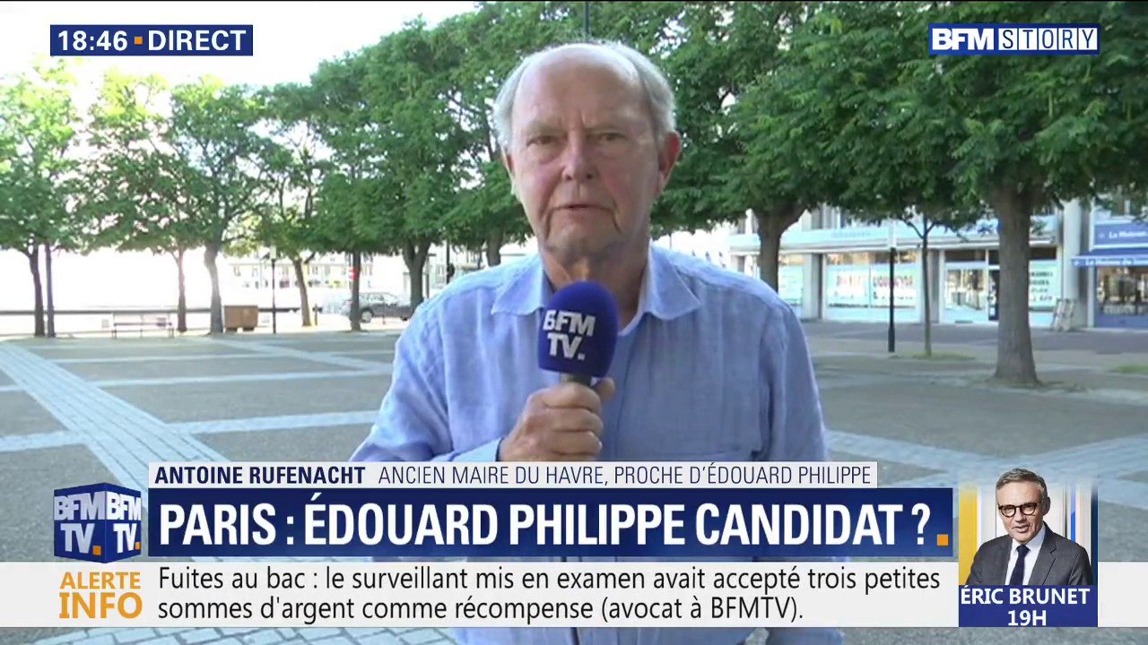 Édouard Philippe candidat à Paris ? "Il pourrait rassembler un grand nombre de suffrages", répond Antoine Rufenacht, l'ancien maire du Havre