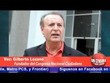 'Un error haber dicho que trabajas para Morena': Gilberto Lozano a Vicennte Serrano