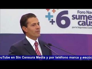 'Perdónanos' Sr EPN por hacerle 'bullying' a tu Gobierno y a las Instituciones