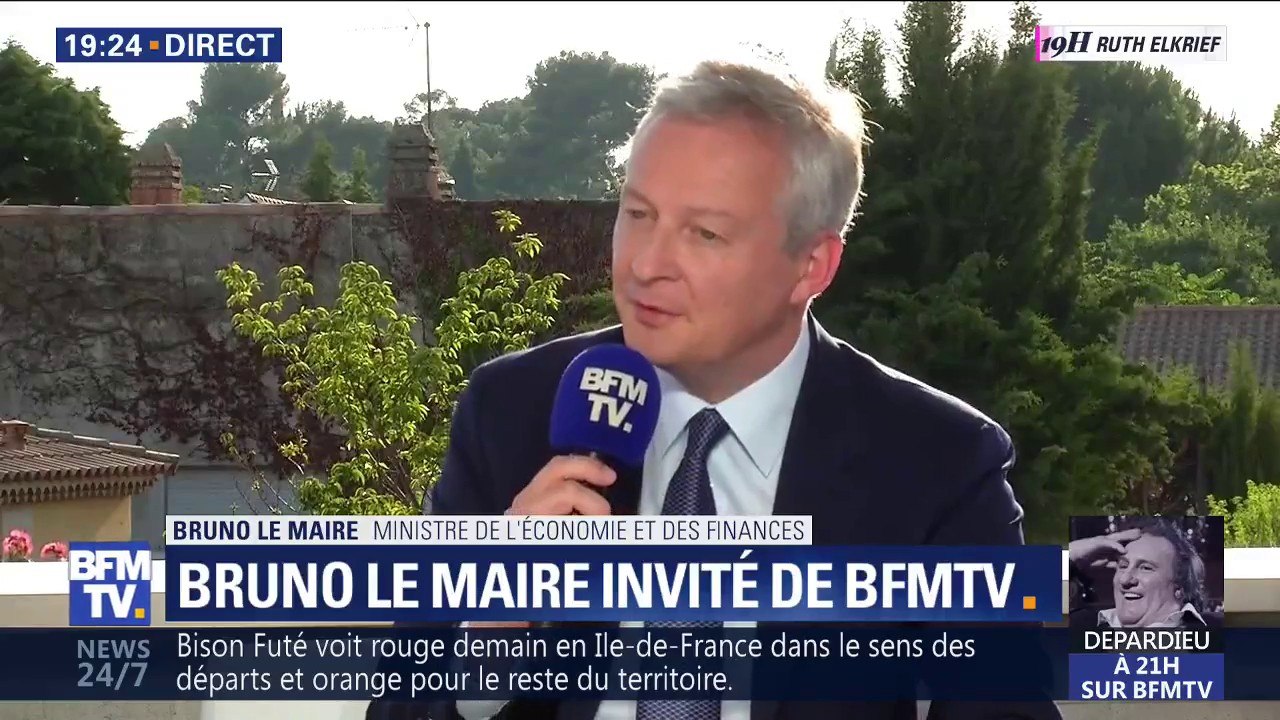 Bruno Le Maire sur le bac: "Jean-Michel Blanquer a fait preuve de sens des responsabilités"