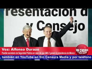 Download Video: No amnistía para grandes corruptos ni para grandes capos del narco: Alfonso Durazo