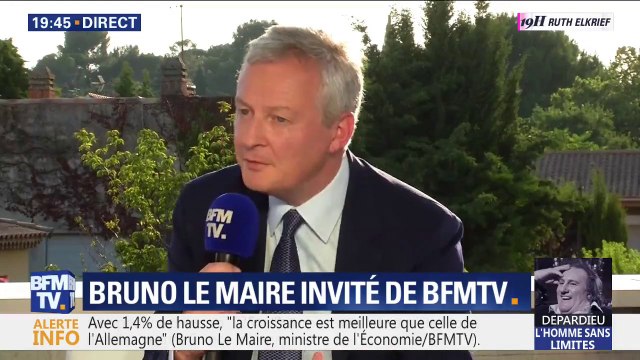 Bruno Le Maire: La privatisation d'ADP peut permettre le développement de cet aéroport dans les meilleures conditions