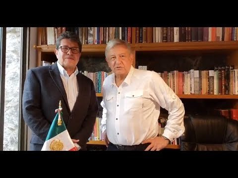 AMLO ANUNCIA COMPROMISOS CON RICARDO MONREAL.LO DESTAPA COMO POSIBLE COORDINADOR DE MORENA EN SENADO