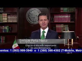 PEÑA NIETO ACEPTA VICTORIA DE LÓPEZ OBRADOR