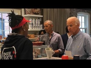¿PODRÍAN HACER ESTO LOS EX PRESIDENTES DE MÉXICO? SALIR COMO OBAMA Y BIDEN A COMPRAR PAN, TRANQUILOS
