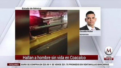 Arrojan desde auto en marcha cadáver vestido de policía
