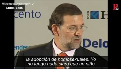¿Recuerdan cuando, hace no mucho, el PP era quien iba en contra del colectivo LGTBi?