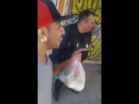 ¡POR MALANDRO Y SUS TATUAJES! LO DETIENE LA POLICÍA