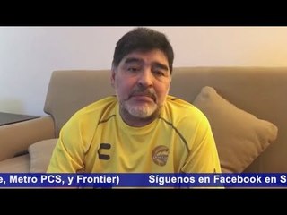 MARADONA ANUNCIA AYUDA PARA DAMNIFICADOS DE SINALOA