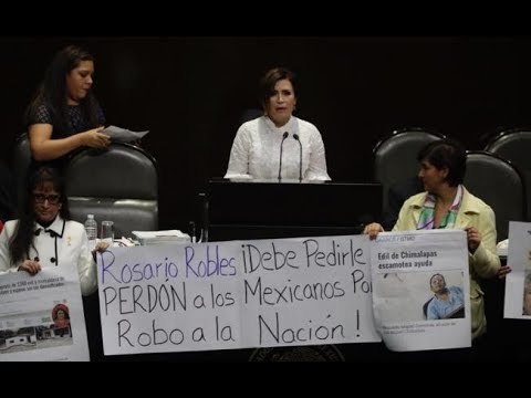 ROSARIO ROBLES ENTRE ABUCHEOS Y MENTADAS DE MADRE EN CÁMARA DE DIPUTADOS
