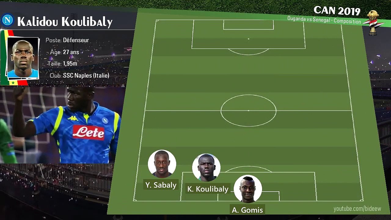 Senegal vs Ouganda Onze de départ (Composition Officielle) - CAN 2019