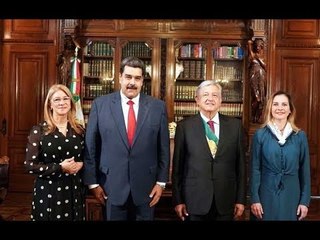 DIARREA PARA LOS PANISTAS. ASÍ LLEGÓ A MÉXICO, NICOLAS MADURO, EL PRESIDENTE DE VENEZUELA