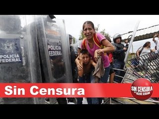 EN VIVO el drama de la caravana de migrantes. EPN peor que Trump y racistas también en Méx10/22/2018