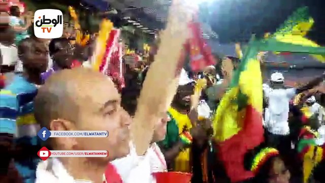 المصريون قبل السنغاليين.. فرحة عارمة في مدرجات استاد القاهرة بهدف ماني