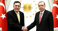 Erdoğan, Libya Ulusal Mutabakat Hükümeti Başkanı Serrac ile Dolmabahçe'de görüştü