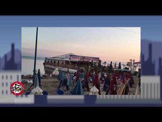 Stop-Plazhi i Durresit i kthyer ne nje treg me rroba te perdorura.(05.07.2019)