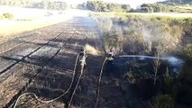 Incendio en el camino El Matadero (La Laguna). Los Dragos