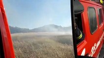 Incendio en el camino El Matadero (La Laguna). Los Dragos