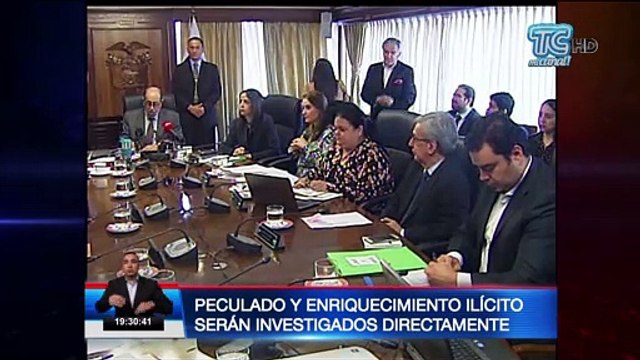 Peculado y enriquecimiento ilícito serán investigados directamente