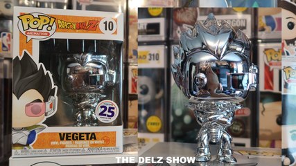Villain Vegeta Silver Chrome Funko Pop Dragon Ball Z Funimation  25th anniversary