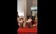 Déclaration conjointe du Président Macky Sall et du Roi Mswati III d’Eswatini au Palais de la République.