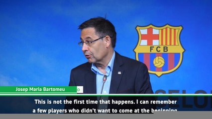 Griezmann rejected us before, but that's fine - Barca president Bartomeu