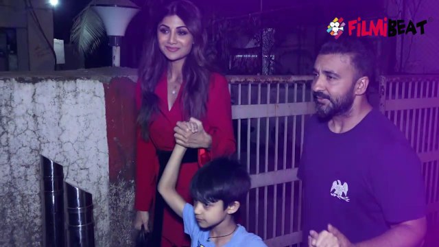 Shilpa Shetty KISSES her husband Raj Kundra in London; Watch Video | FilmiBeat