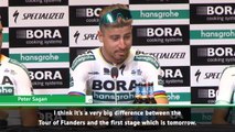 It won't be like the Tour of Flanders - Sagan