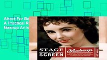 About For Books  Stage   Screen Makeup: A Practical Reference for Actors, Models, Makeup Artists,