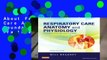 About For Books  Respiratory Care Anatomy and Physiology: Foundations for Clinical Practice, 3e