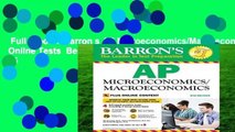 Full E-book  Barron s AP Microeconomics/Macroeconomics with Online Tests  Best Sellers Rank : #5
