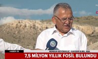 Kayseri'de yapılan kazıdan 7,5 milyon yıllık fosil çıktı!
