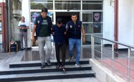 Hırsızlık zanlısı önce kameralara sonra polise yakalandı