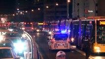 Şişli’de metrobüs kazası: 2 yaralı