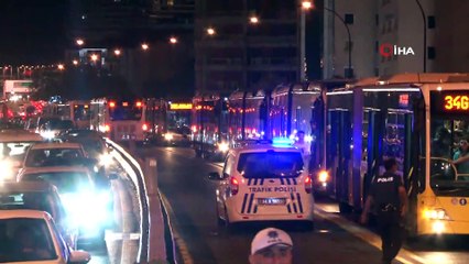 Şişli’de metrobüs kazası: 2 yaralı