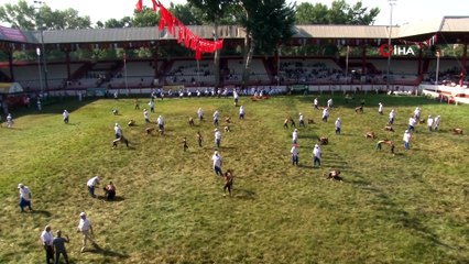 658. Kırkpınar Yağlı Güreşleri'nde ikinci gün güreşleri başladı