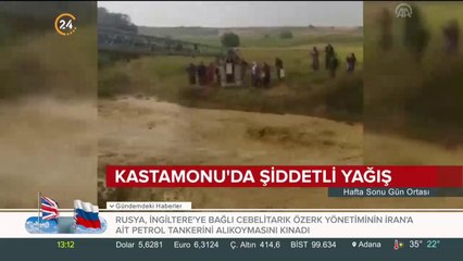 Kastamonu'da şiddetli yağış
