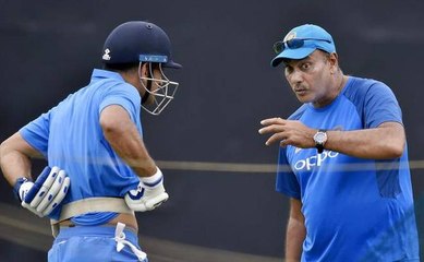 MS Dhoni turns to 'former spinner' Ravi Shastri for advice