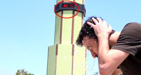 Termometrelerin 42 dereceyi gösterdiği Antalya'da vatandaşlar zor anlar yaşadı