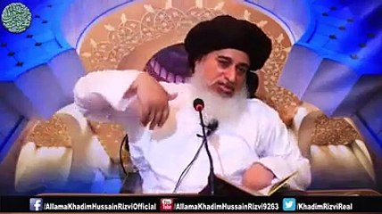 Watch Khadim Hussain Rizvi's Latest Video