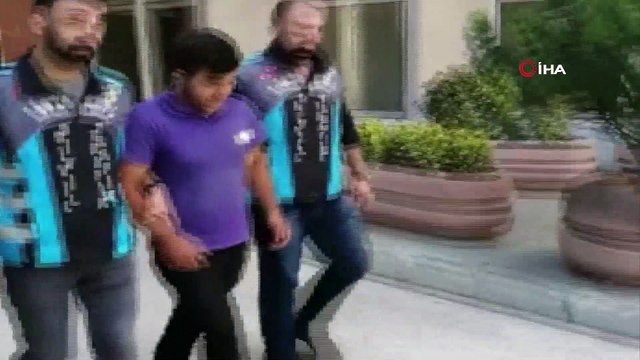 Tek teker üzerinde sipariş götüren motosikletli kurye yakalandı