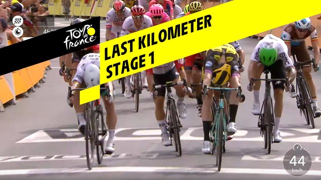 Last kilometer / Flamme rouge - Étape 1 / Stage 1 - Tour de France 2019
